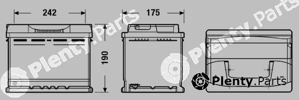 Exide EB621 — Starter Battery EXCELL **