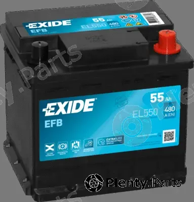 Exide EL550 — Starter Battery EFB