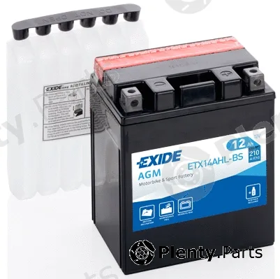 Exide ETX14AHL-BS — Starter Battery EXIDE AGM