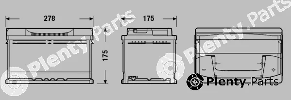 Exide EB712 — Starter Battery EXCELL **