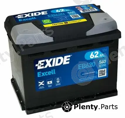 Exide EB620 — Starter Battery EXCELL **