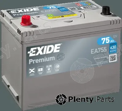 Exide EA755 — Starter Battery PREMIUM ***