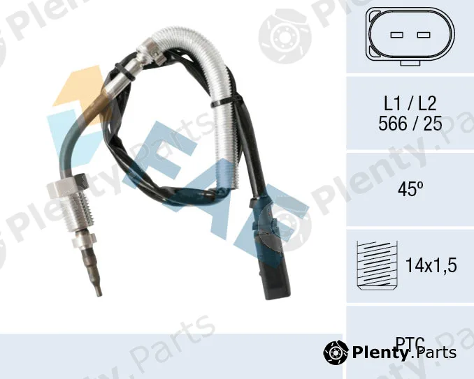 FAE 68007 — Sensor, exhaust gas temperature