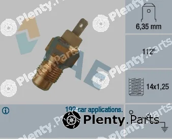 FAE 35180 — Temperature Switch, coolant warning lamp