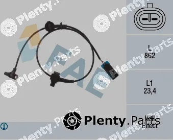 FAE 78492 — Sensor, wheel speed