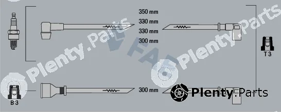 FAE 83850 — Ignition Cable Kit