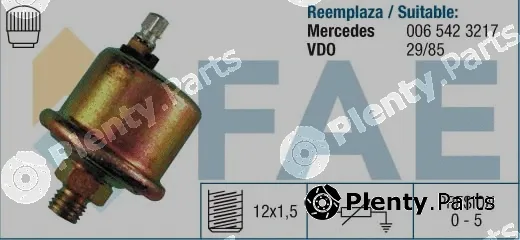 FAE 14070 — Sensor, oil pressure