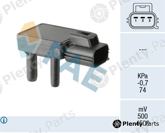 FAE 16130 — Sensor, exhaust pressure
