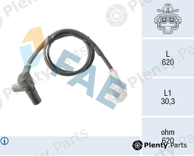FAE 79525 — Sensor, speed/RPM