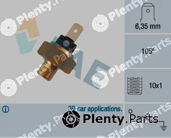 FAE 35820 — Temperature Switch, coolant warning lamp