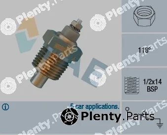 FAE 35950 — Temperature Switch, coolant warning lamp