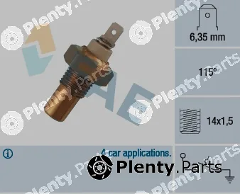 FAE 35140 — Temperature Switch, coolant warning lamp