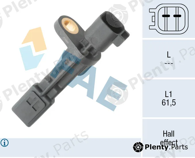 FAE 78601 — Sensor, wheel speed