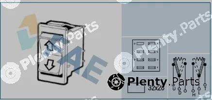 FAE 64180 — Switch, window regulator