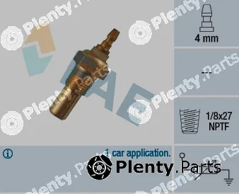FAE 32480 — Sensor, coolant temperature
