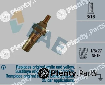 FAE 32080 — Sensor, coolant temperature