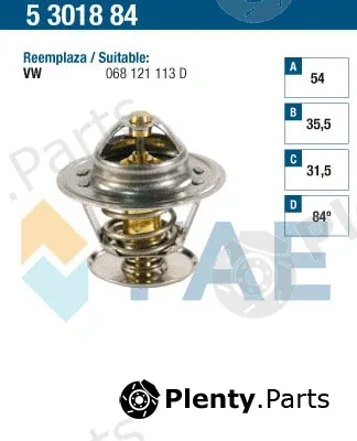 FAE 5301884 — Thermostat, coolant