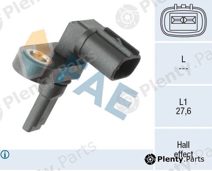 FAE 78705 — Sensor, wheel speed