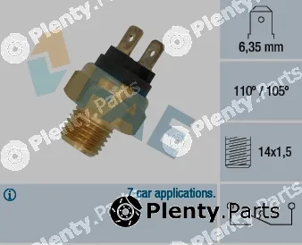 FAE 35800 — Temperature Switch, coolant warning lamp