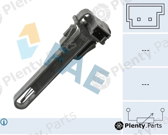 FAE 33926 — Sensor, interior temperature
