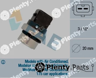 FAE 35650 — Temperature Switch, coolant warning lamp