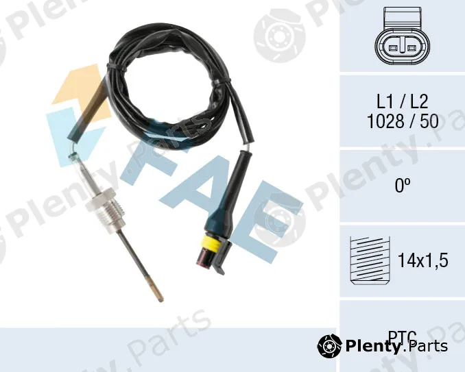 FAE 68009 — Sensor, exhaust gas temperature
