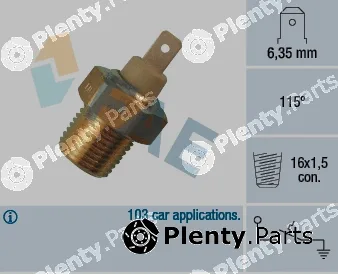 FAE 35070 — Temperature Switch, coolant warning lamp
