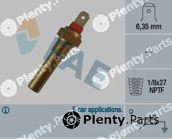 FAE 31640 — Sensor, coolant temperature