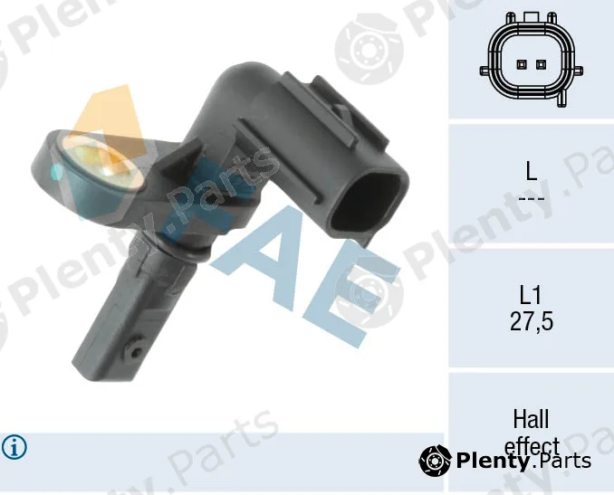 FAE 78597 — Sensor, wheel speed