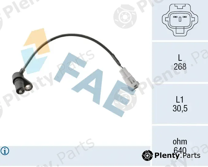 FAE 79538 — Sensor, crankshaft pulse