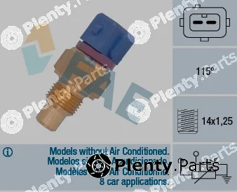 FAE 34435 — Sensor, coolant temperature