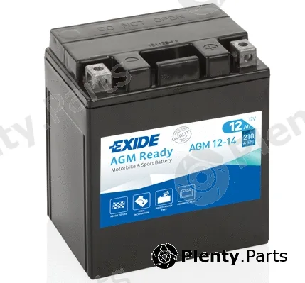 Fulmen AGM12-14 — Starter Battery EXIDE AGM Ready