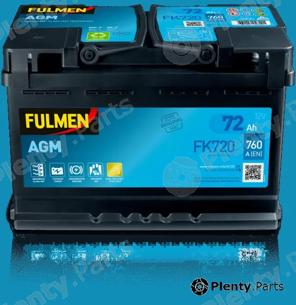 Fulmen FK720 — Starter Battery FULMEN AGM