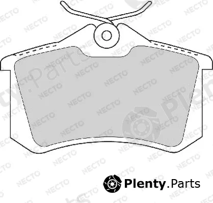 Necto FD6940A — Brake Pad Set, disc brake ALTA PRESTACION
