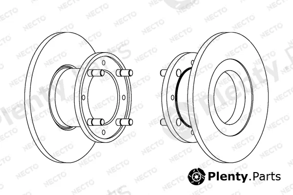 Necto WN121 — Brake Disc ALTA PRESTACION