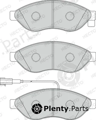 Necto FD7267V — Brake Pad Set, disc brake ALTA PRESTACION