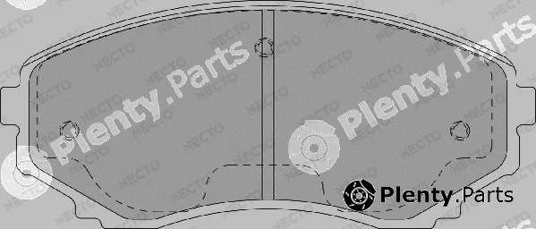 Necto FD7171A — Brake Pad Set, disc brake ALTA PRESTACION