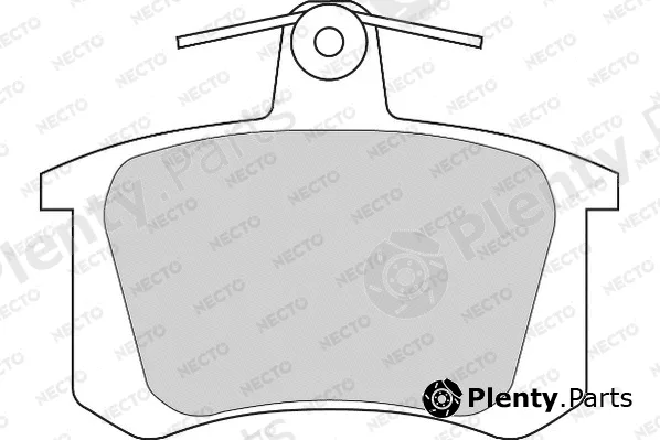Necto FD6244A — Brake Pad Set, disc brake ALTA PRESTACION