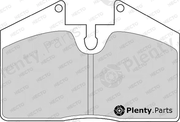 Necto FD6341A — Brake Pad Set, disc brake ALTA PRESTACION