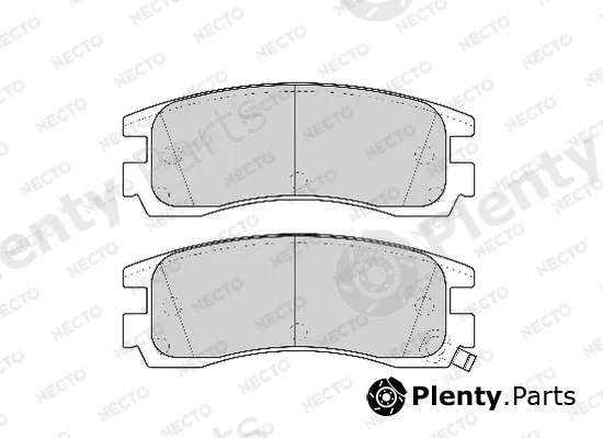 Necto FD6763A — Brake Pad Set, disc brake ALTA PRESTACION