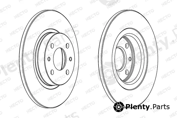 Necto WN439 — Brake Disc ALTA PRESTACION