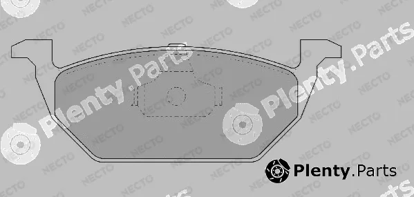 Necto FD6754A — Brake Pad Set, disc brake ALTA PRESTACION