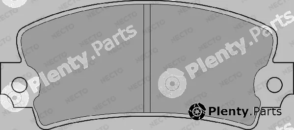 Necto FD6163A — Brake Pad Set, disc brake ALTA PRESTACION