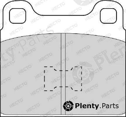 Necto FD451A — Brake Pad Set, disc brake ALTA PRESTACION