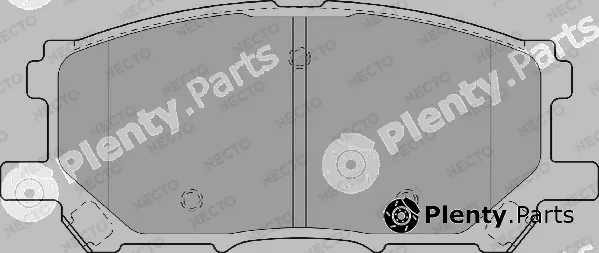 Necto FD7097A — Brake Pad Set, disc brake ALTA PRESTACION