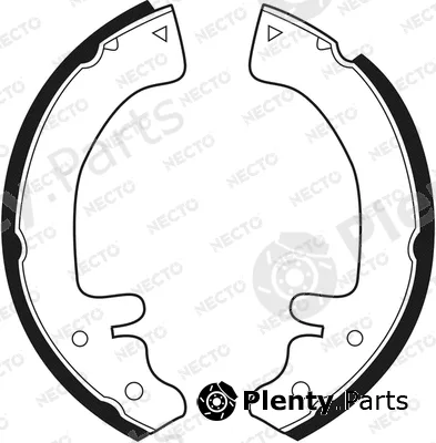 Necto N1020 — Brake Shoe Set ALTA PRESTACION