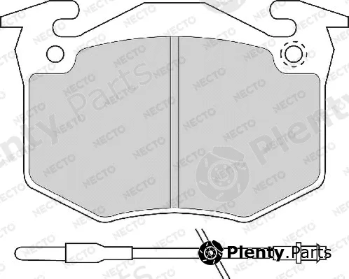Necto FD620A — Brake Pad Set, disc brake ALTA PRESTACION