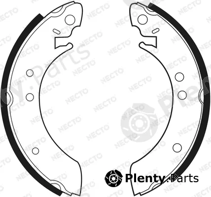 Necto N1576 — Brake Shoe Set ALTA PRESTACION