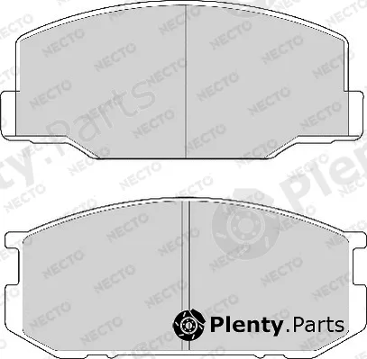 Necto FD6106A — Brake Pad Set, disc brake ALTA PRESTACION