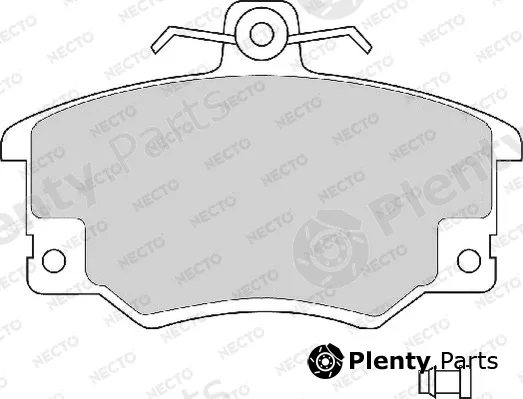 Necto FD221A — Brake Pad Set, disc brake ALTA PRESTACION